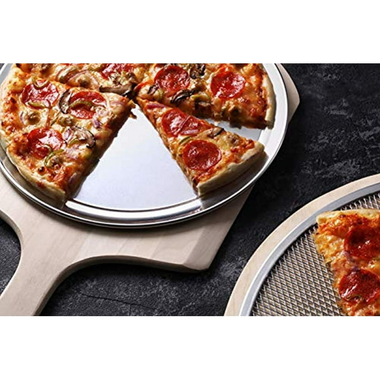 Choice 15 Aluminum Wide Rim Pizza Pan