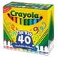 Crayola 587858 Marqueurs Lavables Point Large - Couleurs Classiques Assorties, 40 par Set – image 1 sur 1