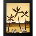 thumbnail image 2 of Unknown 15x18 Black Modern Framed Museum Art Print Titled - Palm Trees, 2 of 5