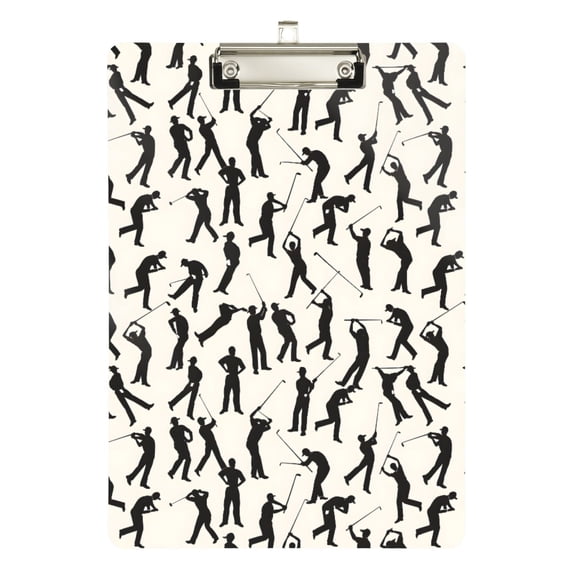 ALAZA Plastic Clipboard A4 Letter Size Decorative Clipboards for Students Women Men 9" x 12.5" Baseball and Player