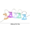 thumbnail image 3 of Honeeladyy Easter String Lights Battery Operated, 78.74in 20 LEDs Bunny Atmosphere Lights, Easter Decoration Lights for Home Indoor Outdoor Easter Basket Party, 3 of 8