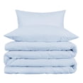 thumbnail image 2 of BNM Cotton Blend Duvet Cover Set, King/ California King, Blue, 2 of 4