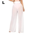 thumbnail image 2 of Greeniant Pantalones playeros para mujer, traje de baño de Color sólido, pantalones transparentes holgados de cintura alta para fiesta en la piscina de Type2 NO2 Greeniant OD021996-08, 2 of 6