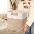 thumbnail image 2 of 13 Inch Storage Cubes, 3 Pack Cube Storage Bins for Organizing, Cotton Rope Woven Baskets for Shelves, Bathroom, Kids Room, Closets,  Nursery, 2 of 7
