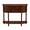 B-Walnut, variant on LKTART Solid Wood Retro Curved Console Table 43" Half Moon Console Table Sofa Table Entryway Table with 3 Drawers Open Shelf Pine Roman Legs