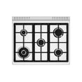 thumbnail image 3 of Bertazzoni Mas305dfmv Master 30" Wide 4.7 Cu. Ft. Free Standing Dual Fuel Range -, 3 of 4