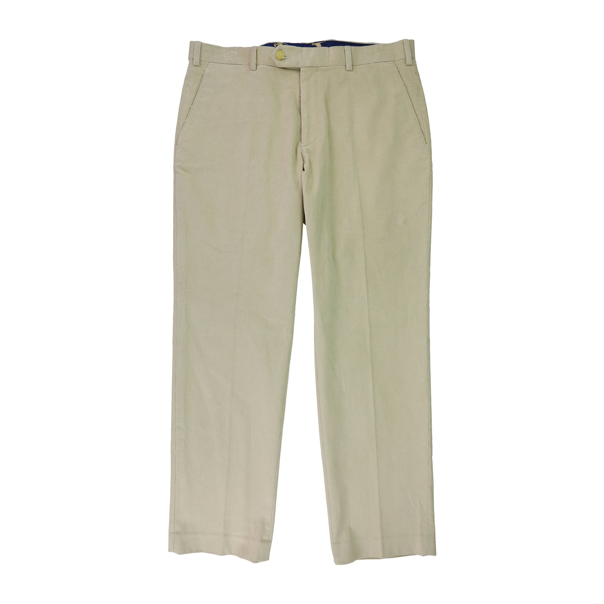 Ralph Lauren Hommes Pantalon en Velours Cotele Decontracte avant Blanc 32x31