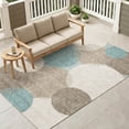 thumbnail image 3 of Addison Rugs Chantille Indoor/Outdoor Transitional Geometric Linen Machine Washable Rectangle Rug, 10' x 14', 3 of 8