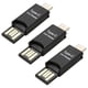 thumbnail image 1 of 3X Adaptador de Lector de Tarjetas USB 3.1 Tipo C USB-C Una -SD TF para PC Celular, 1 of 5