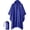 Blue, variant on Adult Hooded Rain Poncho, Waterproof Lightweight Reusable Unisex Raincoat, Emergency Outdoor Rain Jacket for Hiking Camping Travel Protection, Blue