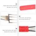 thumbnail image 2 of Mobestech Outdoor Claw Style Hand Rake Durable Stainless Steel Small Rake for Shell Collecting, 2 of 9