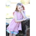 thumbnail image 3 of Millie Loves Lily Female Dusty Pink Angel-Sleeve Top & Madison Floral Ruffle Shorts (2T-12), 3 of 3