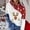 Blanc, variante sur Kcavykas Chandails en Molleton d'Automne pour Femmes, Mode Féminine Imprimé de Noël Manches à Capuche, Blouse Sweat