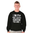 thumbnail image 5 of Unity Needs You and I Cute Pun Sweatshirt for Men or Women Brisco Brands S, 5 of 6