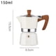 thumbnail image 2 of Cafetera espresso clásica para estufa para espresso fuerte con gran sabor, olla de moca espresso aluminosa de estilo italiano, cafetera cubana y Greca, cafetera moka, cafetera percolato, 2 of 5