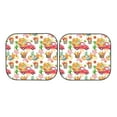 thumbnail image 7 of Bingfone Autumn Harvest Truck Windshield Sun Shade 2-Piece Foldable Car Front Window Sunshade for Most Sedans SUV Truck - Small, 7 of 7