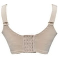 thumbnail image 3 of BIMEI Women Mastectomy Bra Breast Prosthesis with Pockets Wirefree Comfort Plus Size Everyday Bra 2440,Beige,36 for B/C/D, 3 of 7