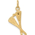 thumbnail image 3 of 14K Yellow Gold Polished Lacrosse Sticks Charm (24 X 11) Made In United States c2630, 3 of 5
