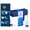Blue, variant on Brita 27-Cup Extra Large Plastic Water Filtration Dispenser, Black, BPA Free with 1 Standard Brita Filter