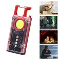 thumbnail image 2 of MesaSe Keychain Light Small Flashlight High Brightness 8 Light Modes COB/LED Type-C Charging Illumination 500 Lumens Mini Keychain Light Outdoor Accessory, 2 of 6