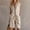 #0368-Beige, variant on Women's Summer 2 Piece Outfits Sleeveless Matching Sets Button Down V Neck Vest Waistcoat and Pockets Shorts