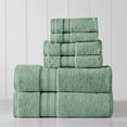 thumbnail image 2 of Modern Threads Spunloft 6-Piece Cotton Bath Towel Set, Eucalyptus, 2 of 7