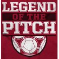 thumbnail image 2 of Soccer Player Legend of the Pitch Boys Kids T Shirt Tees Tops Teen Brisco Brands XS, 2 of 6