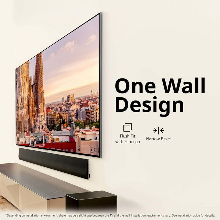 LG OLED TV A3 65 inch 4K Smart TV 2023 | Wall mounted TV | TV wall design |  Ultra HD 4K resolution | AI ThinQ