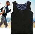 thumbnail image 1 of Camiseta sin mangas para hombre chaleco deportivo para hombre cierre de cremallera de secado rápido para correr, 1 of 8