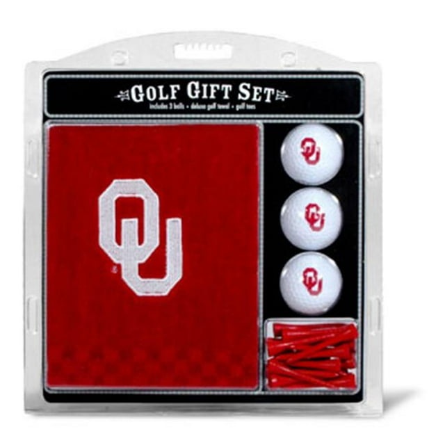 Team Golf Oklahoma Sooners Embroidered Towel Gift Set