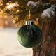thumbnail image 1 of 1pcs Christmas Balls Flocked Christmas Tree 2.4inch Ornaments Plastic Balls Xmas Hanging Ornaments Decoration, 1 of 5