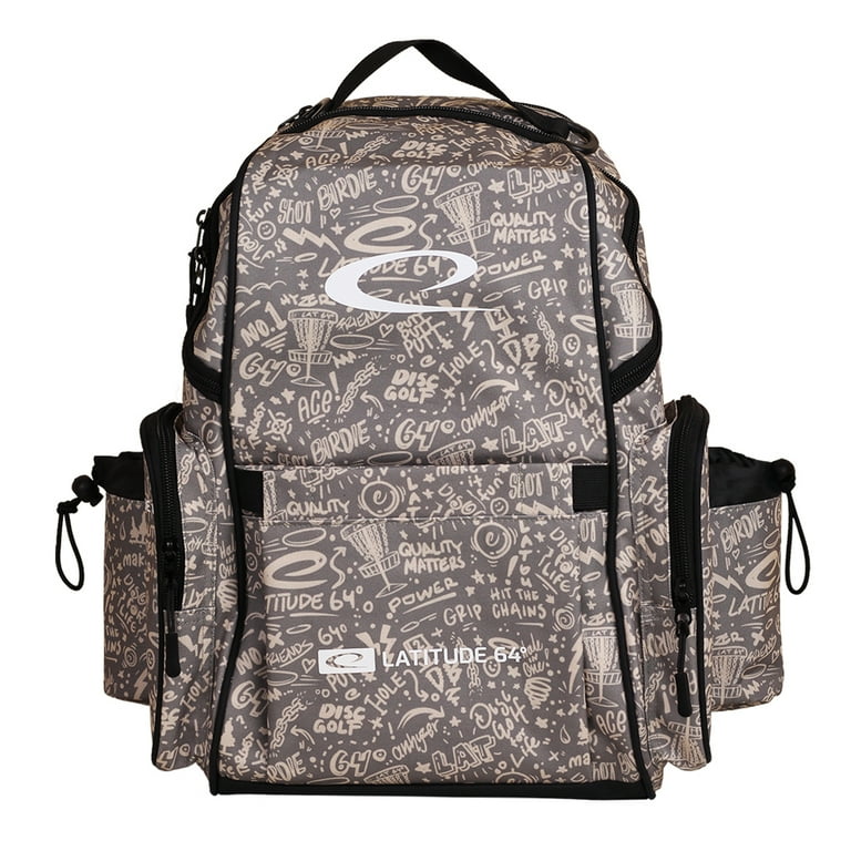 Latitude 64 Swift Disc Golf Backpack (Sand Graffiti) - Walmart.com