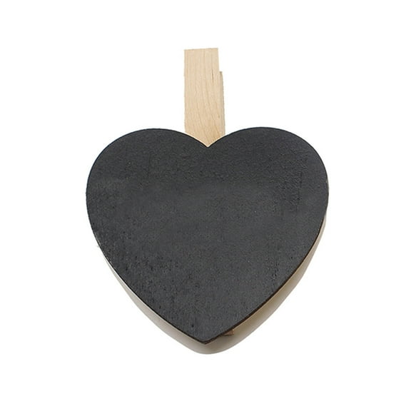 Acahhotxx Small Chalkboard, 50Pcs Small Chalkboard Signs with Clips, Small Wood Blackboard with Pegs for Wedding Birthday, Food Label, Name Card