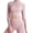 Pink, variant on Women's Mesh Crop Top Mock Neck Long Sleeve See Through Workout Yoga Shirts Clubwear Blouse