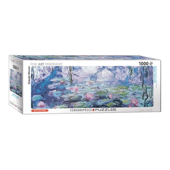 Rompecabezas de arte Waterlilies 1000 pzas Claude Monet Eurographics