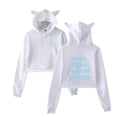 thumbnail image 3 of JVKE Merch Cat Cropped Hoodies Clouds Graphics Unisex long sleeves Sweet Streetwear, 3 of 4