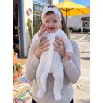 thumbnail image 4 of RUINIXCW Newborn Baby Girl Hospital Going Home Outfit Footed Romper Infant Girl Spring Fall Winter Clothes Zip Ruffle Long Sleeve Footie Jumpsuit Bow, 4 of 10