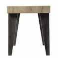 thumbnail image 4 of Modern Chunky Natural and Gray Wood Table Desk, 4 of 7
