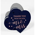 thumbnail image 3 of Inkdotpot Thank You From The New Wedding Bottle Tag Real Rose Gold Foil Favor Hang Tag 100 Pack, 3 of 6
