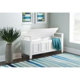 thumbnail image 2 of Riverbay Furniture Transitional Wood Storage Bench in White Finish, 2 of 6