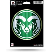 Colorado State University Rams 5 Inch Sticker Decal Metallic Shimmer Design Flat Vinyl