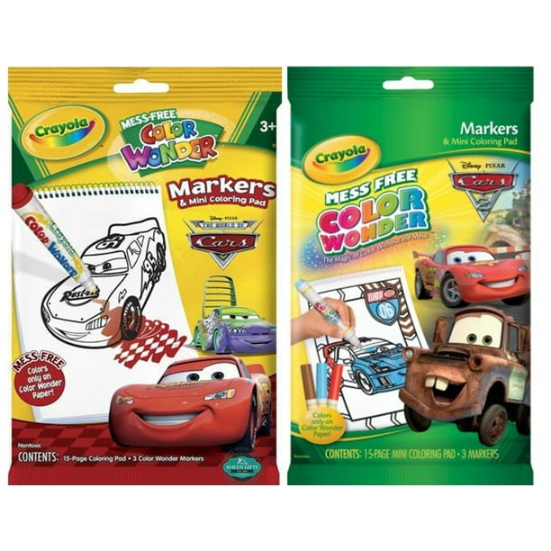 Maven Gifts: Disney Planes Pull & Fly Buddies Ripslinger with Mess Free Color Wonder Mini Disney Planes Fire & Rescue Coloring Pages and Markers