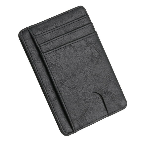 Slim RFID Blocking Leather Wallet Credit ID Card Holder Purse Money Case for Men Women