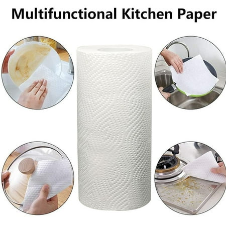 paper absorption sackcloth lazy rag tissue woven cloth wet dry oil water surface cleaning multi disposable absorbent towel rolls non