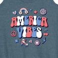 thumbnail image 3 of Instant Message - America Vibes - Women's Racerback Tank Top, 3 of 6
