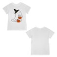 thumbnail image 4 of Women's Crewneck Short Sleeve T-Shirt, Cute Vintage Autumn Cute Halloween Graphic Casual Tee, 4 of 5