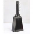 thumbnail image 5 of Paquete de 2 campanas de vaca blancas de acero grandes para juegos de fútbol, ​​eventos deportivos, campana de animación con asas para graduación, percusión manual, ruido fuerte, 5 of 5