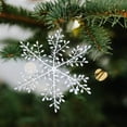 thumbnail image 7 of Christmas Snowflake Ornaments, Glitter Christmas Snow Flakes Hanging Craft for Winter Party Christmas Tree Decorations Pendant Christmas Snowflake Decoration, 7 of 7