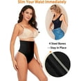 Tummy Control Thong Shapewear for Women Seamless Shaping Thong Panties Body Shaper Underwear