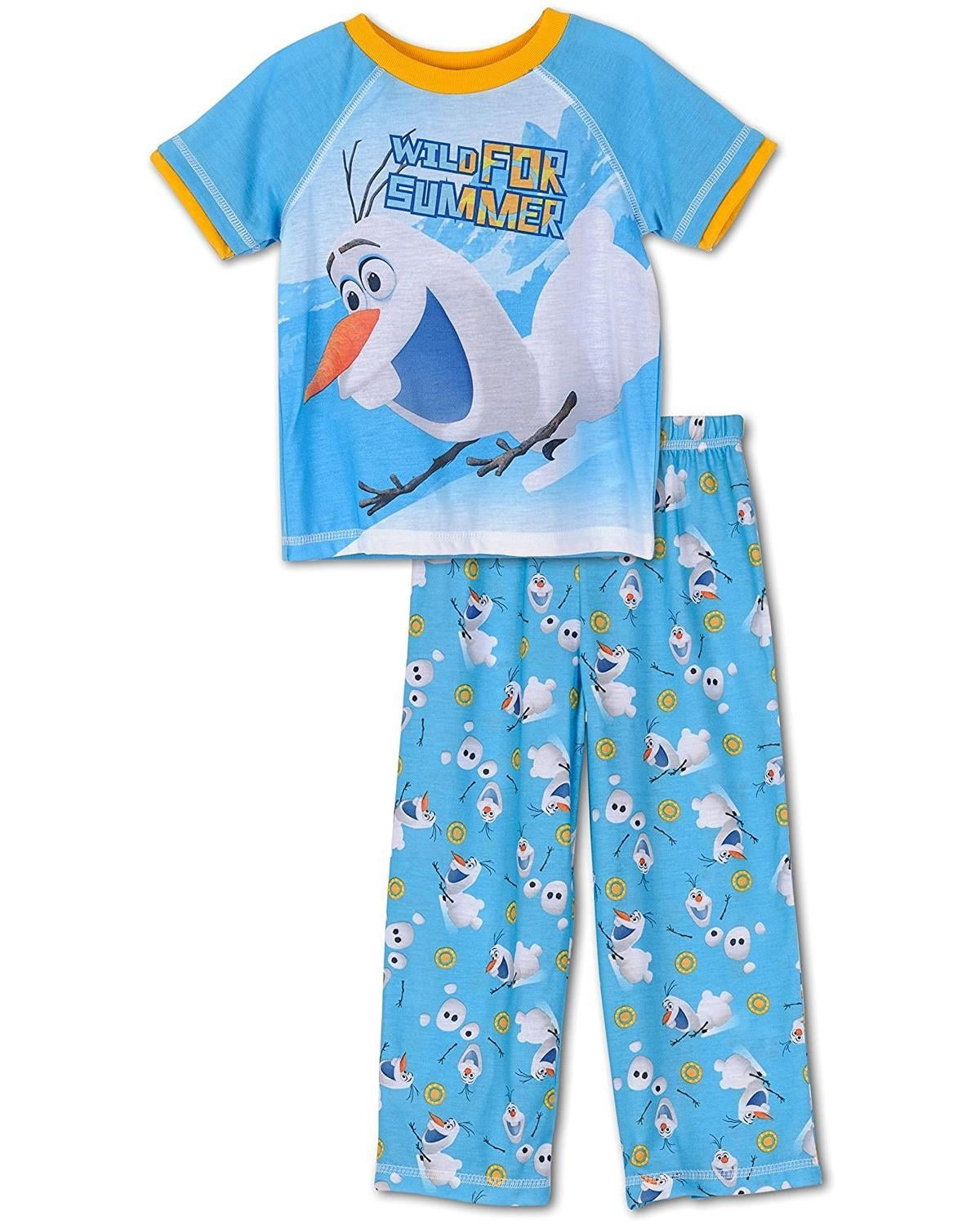 Disney Frozen Little Boys Layered Olaf Pajama Set, Toddler Sizes 2T4T